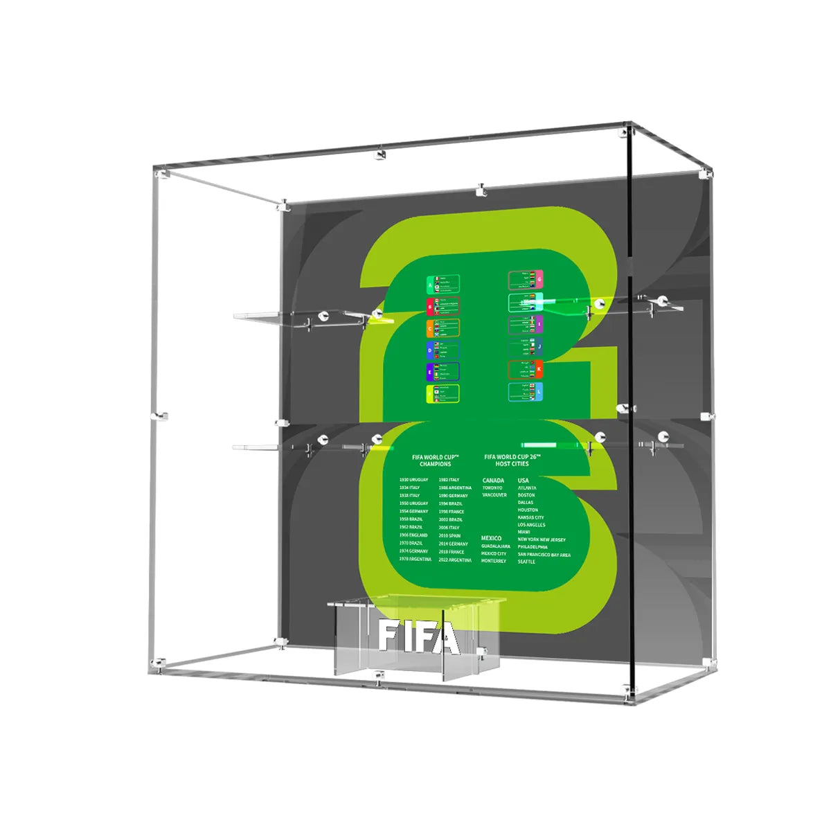 Acryl-Vitrine für LEGO® FIFA World Cup™ 7-in-1 Set