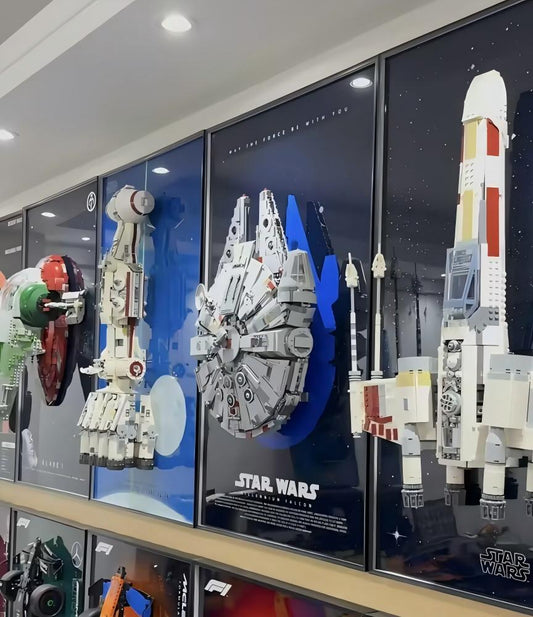 Star Wars LEGO Modelle perfekt ausstellen – Wand- oder Regalsysteme im Vergleich