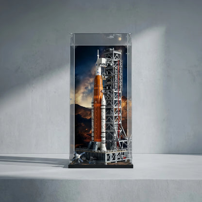 Acryl-Vitrine für LEGO® Icons NASA Artemis Startrampe 10341