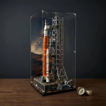 Acryl-Vitrine für LEGO® Icons NASA Artemis Startrampe 10341