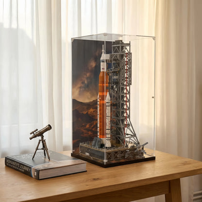 Acryl-Vitrine für LEGO® Icons NASA Artemis Startrampe 10341
