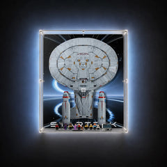 Acryl-Vitrine kompatibel mit LEGO® Icons Star Trek: U.S.S. Enterprise NCC-1701-D™ 10356