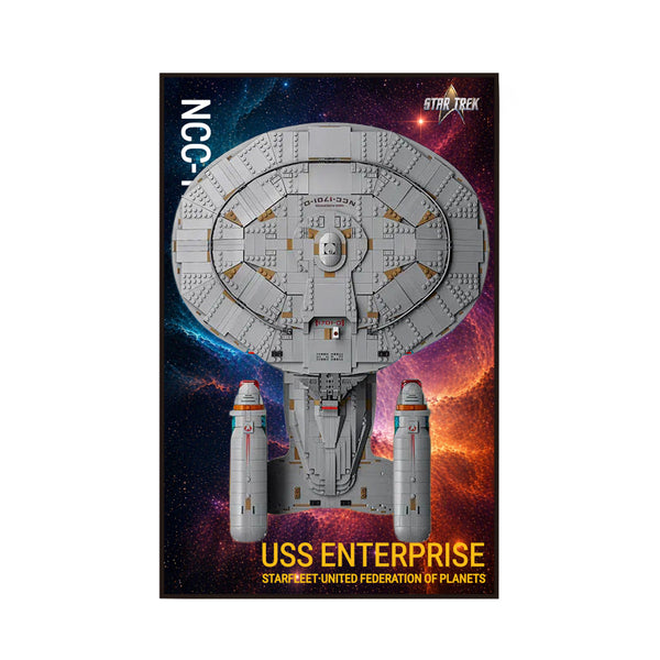 Wanddisplay-Rahmen für LEGO® Star Trek: U.S.S. Enterprise NCC-1701-D™ 10356
