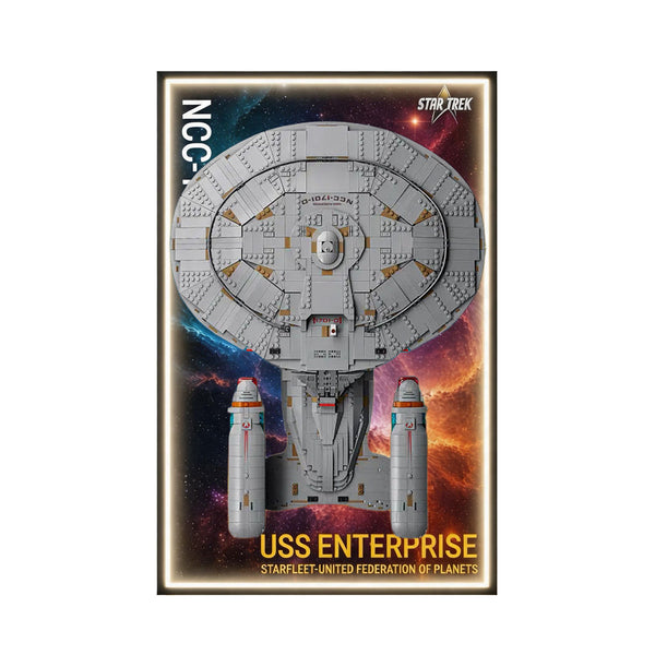 Wanddisplay-Rahmen für LEGO® Star Trek: U.S.S. Enterprise NCC-1701-D™ 10356