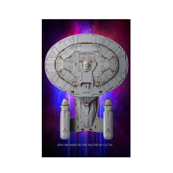 Wanddisplay-Rahmen für LEGO® Star Trek: U.S.S. Enterprise NCC-1701-D™ 10356