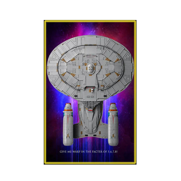 Wanddisplay-Rahmen für LEGO® Star Trek: U.S.S. Enterprise NCC-1701-D™ 10356