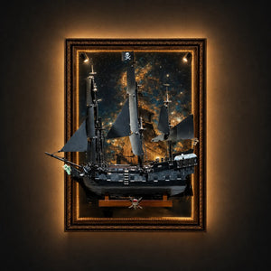 Wandrahmen für LEGO® Captain Jack Sparrows Piratenschiff 10365 – Variante B