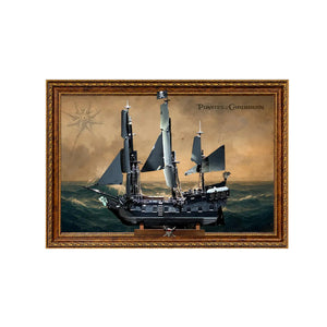 Wandrahmen für LEGO® Captain Jack Sparrows Piratenschiff 10365 | 100 x 70 cm