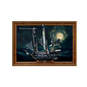 Wandrahmen für LEGO® Captain Jack Sparrows Piratenschiff 10365 | 100 x 70 cm