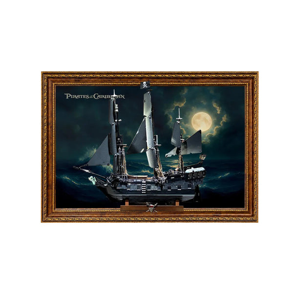 Wandrahmen für LEGO® Captain Jack Sparrows Piratenschiff 10365 | 100 x 70 cm