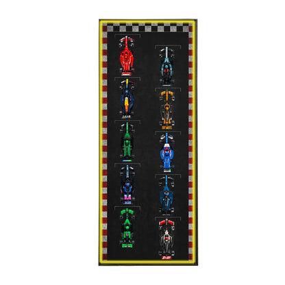 Wanddisplay für LEGO® Speed Champions F1 | 10 Fahrzeuge