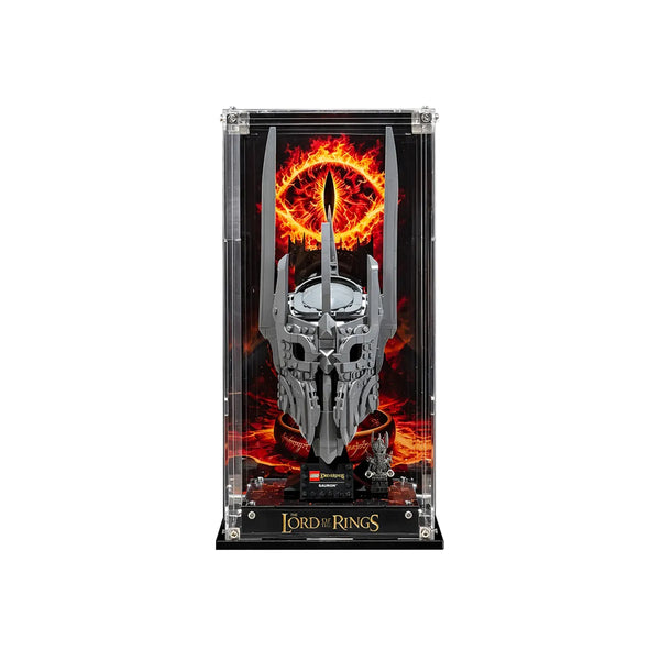 Acryl-Vitrine für LEGO® Icons Der Herr der Ringe: Saurons Helm 11373