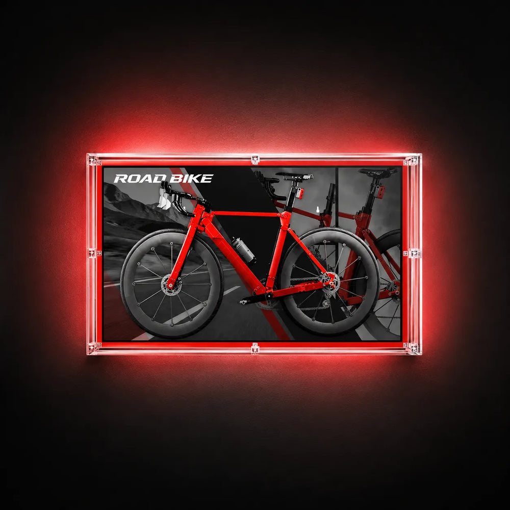 Wandvitrine für LEGO® Icons Rennrad 11380