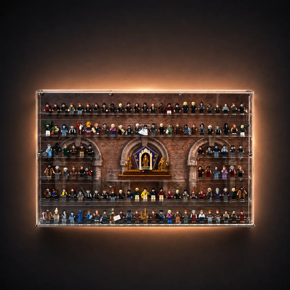 Wandvitrine für 124 LEGO® Harry Potter™ Minifiguren