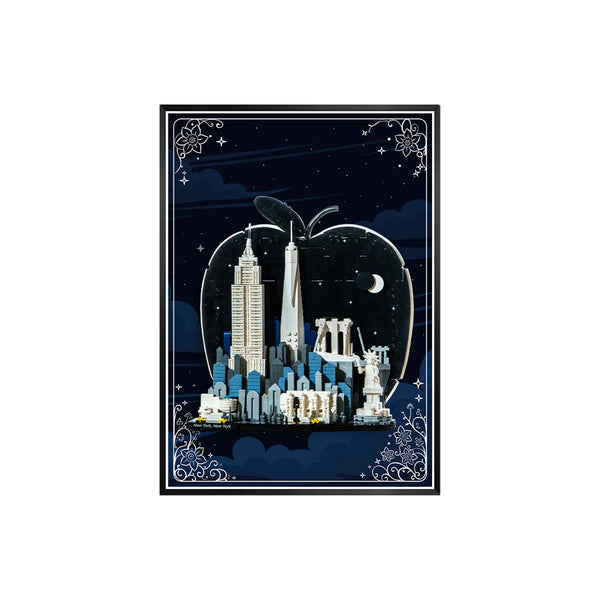 Wandrahmen für LEGO® New York City – The Big Apple 21066