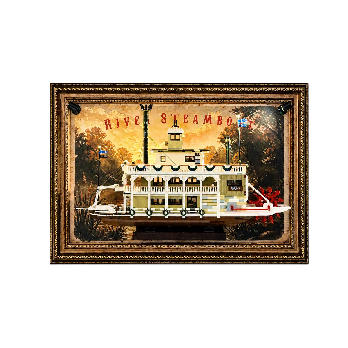 Wandrahmen für LEGO® Ideas Flussraddampfer 21356
