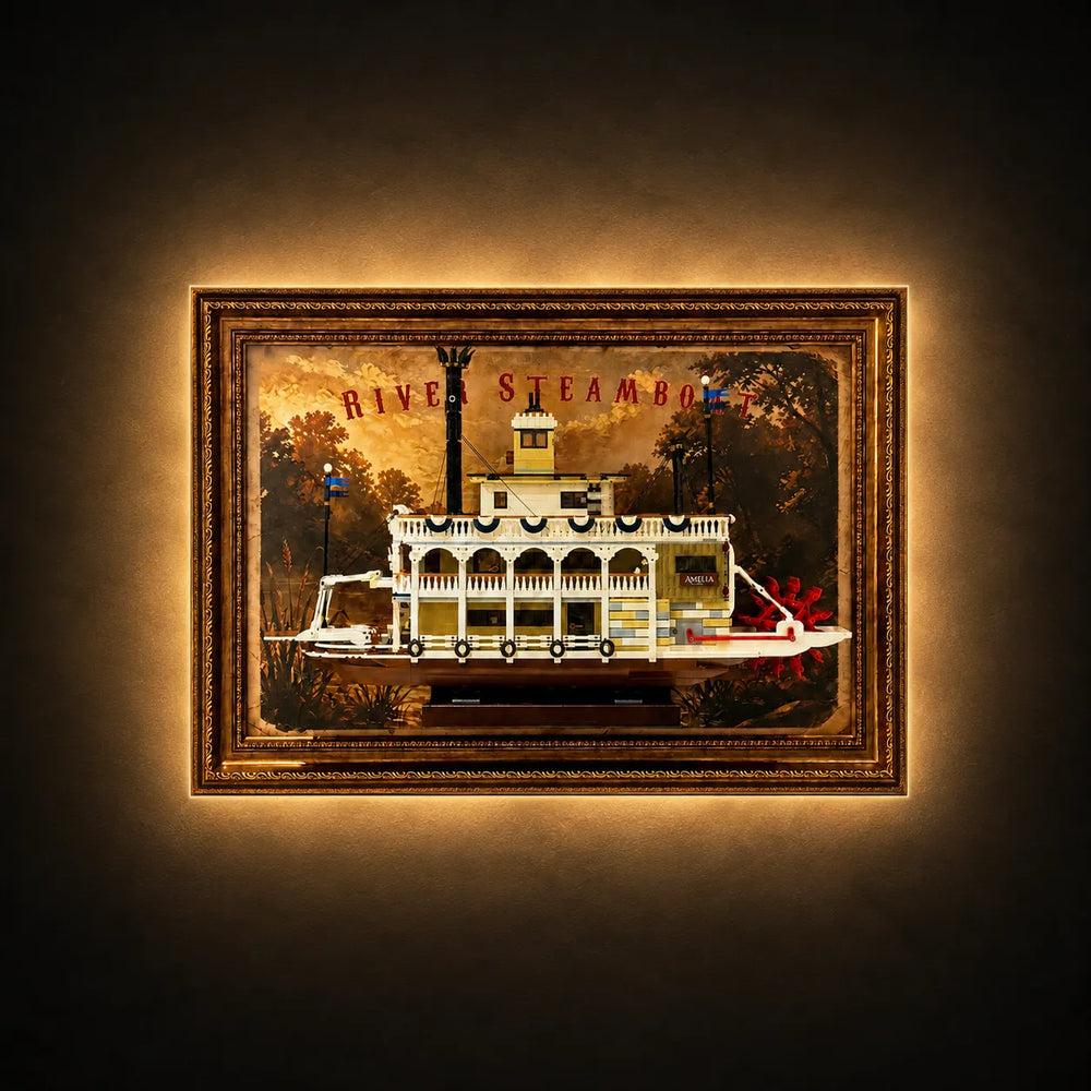 Wandrahmen für LEGO® Ideas Flussraddampfer 21356