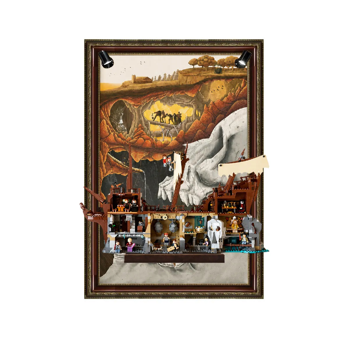 Wandrahmen für LEGO® Ideas Die Goonies 21363