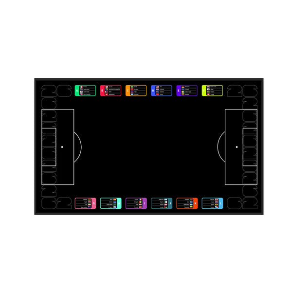 Wandrahmen für LEGO®  FIFA World Cup 2026 Emblem, Lionel Messi & Cristiano Ronaldo – Fußballlegenden (43032, 43015, 43016)
