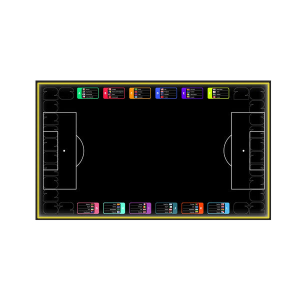 Wandrahmen für LEGO®  FIFA World Cup 2026 Emblem, Lionel Messi & Cristiano Ronaldo – Fußballlegenden (43032, 43015, 43016)