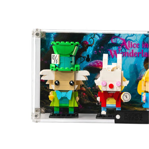 Acryl-Vitrine für LEGO® BrickHeadz Alice im Wunderland 40925