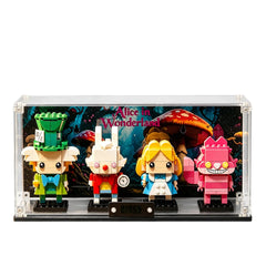 Acryl-Vitrine für LEGO® BrickHeadz Alice im Wunderland 40925