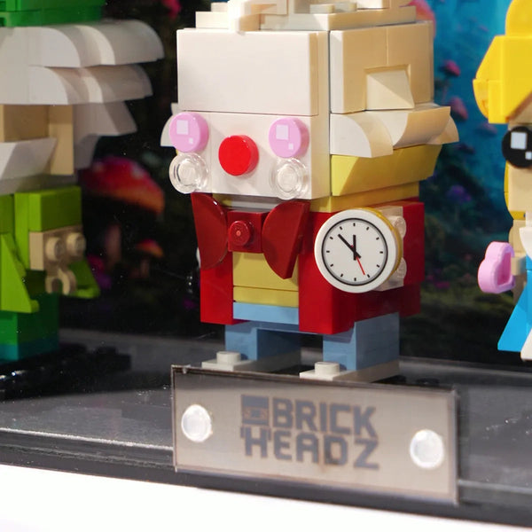 Acryl-Vitrine für LEGO® BrickHeadz Alice im Wunderland 40925