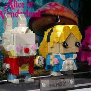 Acryl-Vitrine für LEGO® BrickHeadz Alice im Wunderland 40925
