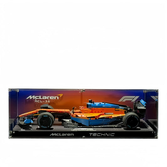 Acryl-Vitrine für LEGO® Technic™ McLaren Formel 1™ Rennwagen 42141