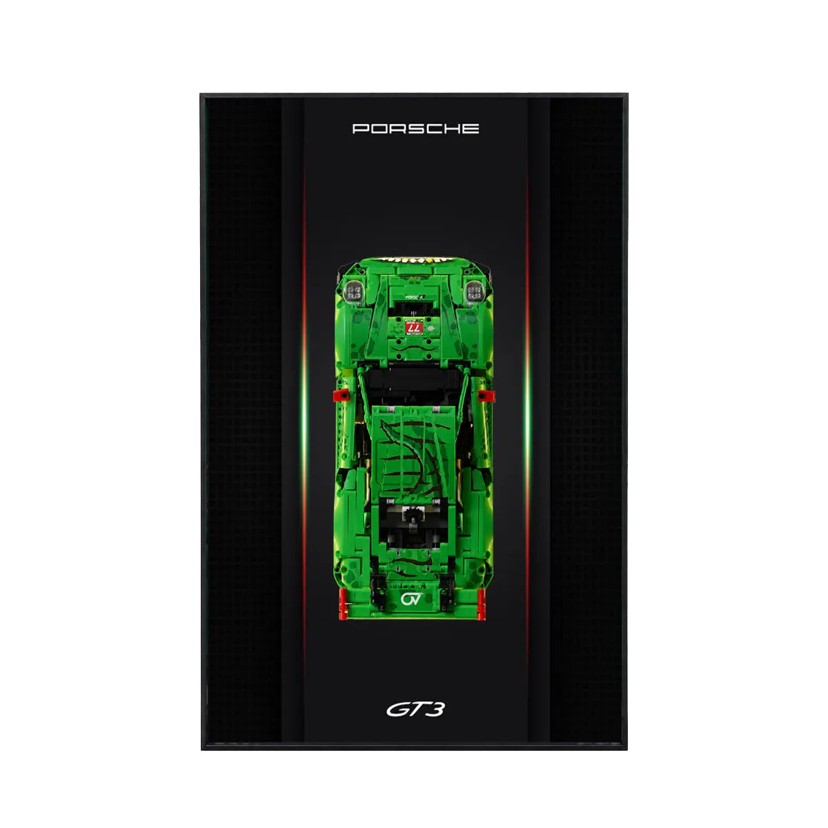 Wandrahmen für LEGO® Porsche 911 GT3 R REXY AO Racing Rennwagen 42224