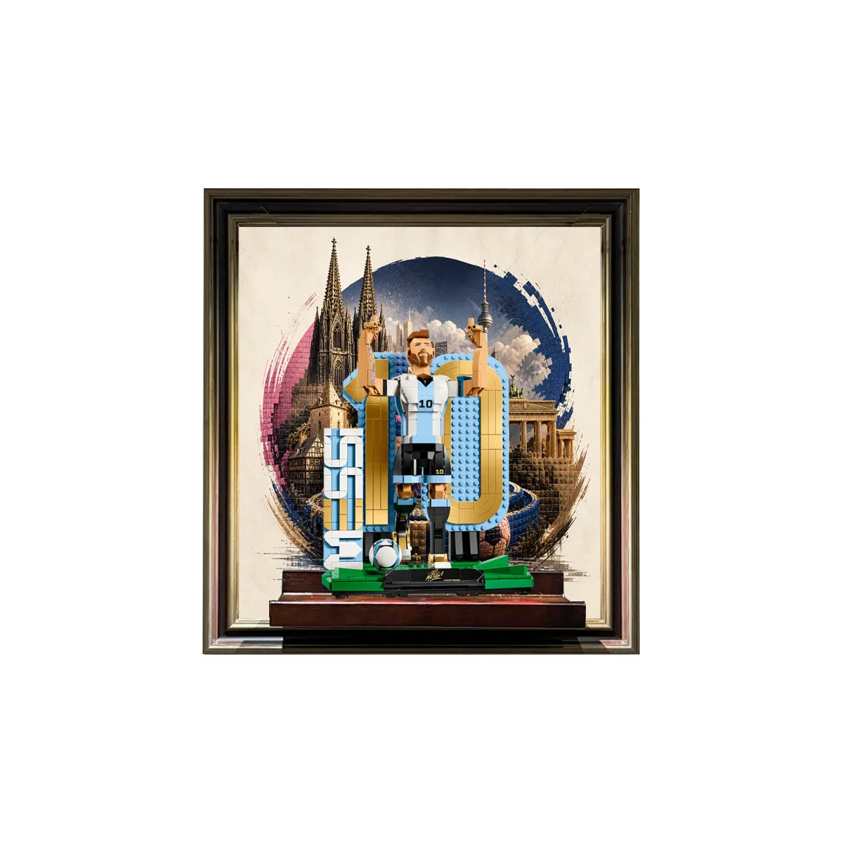 Wandrahmen für LEGO® Lionel Messi – Fußballlegende 43015