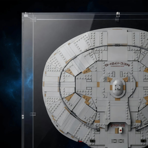Acryl-Vitrine kompatibel mit LEGO® Icons Star Trek: U.S.S. Enterprise NCC-1701-D™ 10356