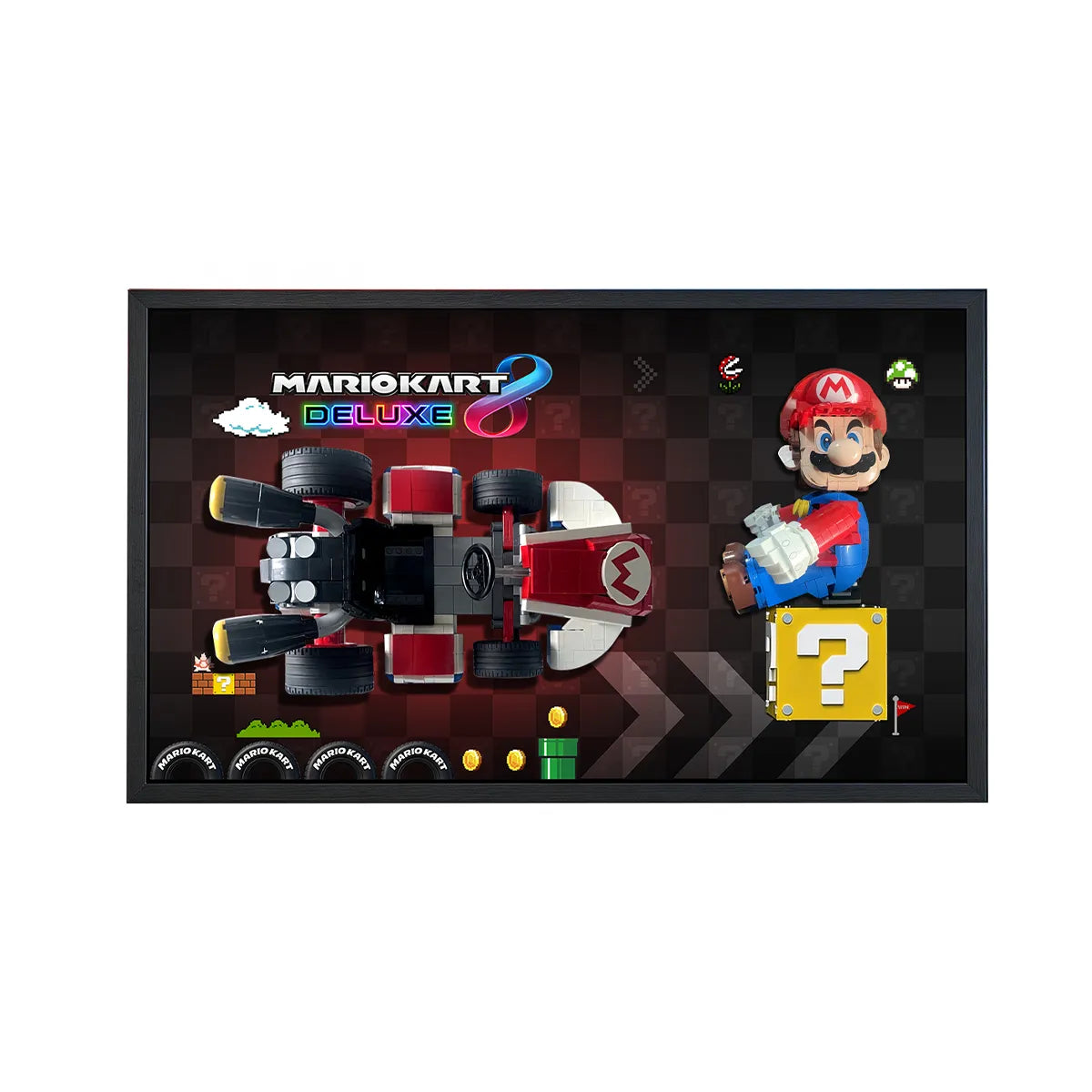Wandrahmen für LEGO® Mario Kart: Mario & Standard-Kart 72037