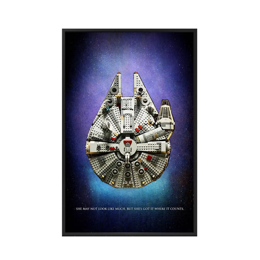Wandrahmen für LEGO® Star Wars™ Millennium Falke 75257 – Variante B
