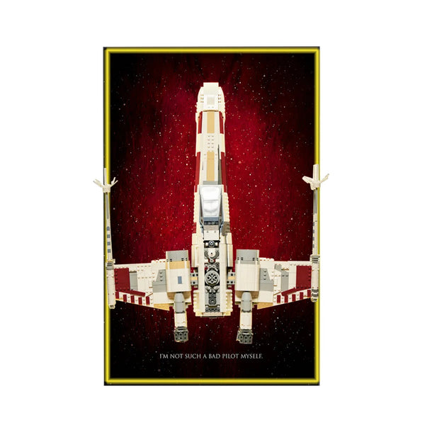 Wandrahmen für LEGO® Star Wars™ X-Wing Starfighter™ 75355 | Karmesinnebel