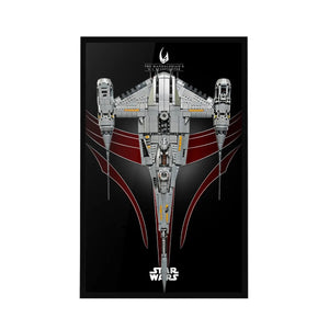 Wandrahmen für LEGO® Star Wars™ N-1 Starfighter™ des Mandalorianers 75442