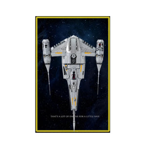 Wandrahmen für LEGO® Star Wars™ N-1 Starfighter™ des Mandalorianers 75442