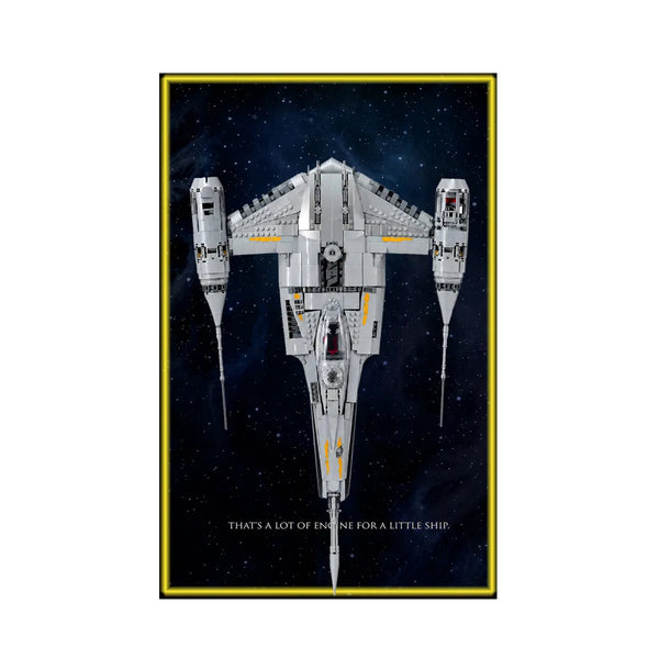 Wandrahmen für LEGO® Star Wars™ N-1 Starfighter™ des Mandalorianers 75442