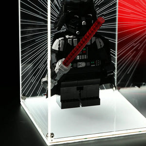 Acryl-Vitrine für LEGO® Star Wars™ Große Darth-Vader-Minifigur 75461