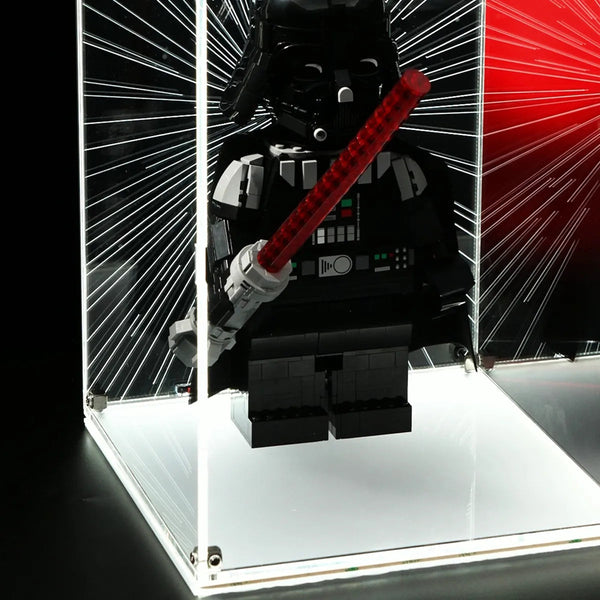 Acryl-Vitrine für LEGO® Star Wars™ Große Darth-Vader-Minifigur 75461