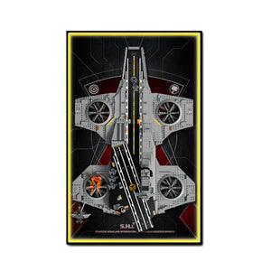 Wandrahmen für LEGO® Marvel S.H.I.E.L.D.-Helicarrier 76354