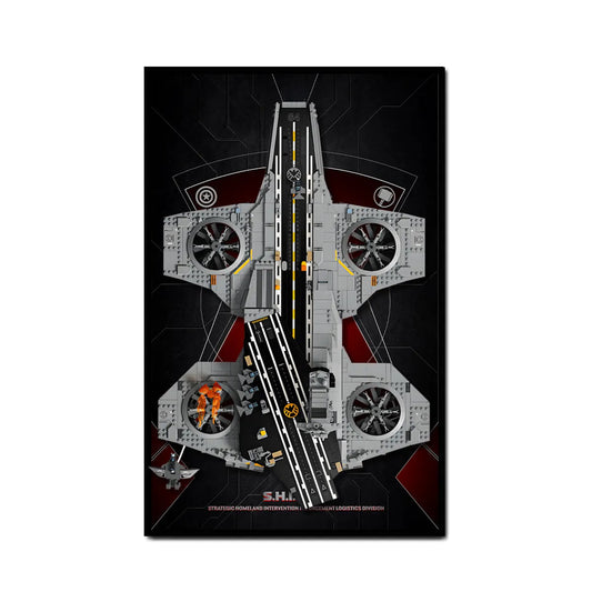 Wandrahmen für LEGO® Marvel S.H.I.E.L.D.-Helicarrier 76354