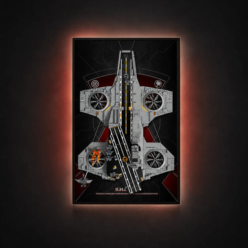 Wandrahmen für LEGO® Marvel S.H.I.E.L.D.-Helicarrier 76354