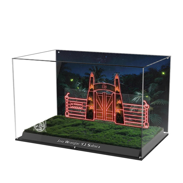 Acryl-Vitrine für LEGO® Jurassic Park Jeep® Wrangler 77984