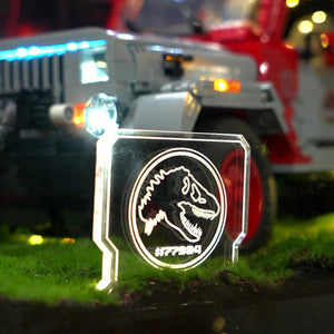 Acryl-Vitrine für LEGO® Jurassic Park Jeep® Wrangler 77984