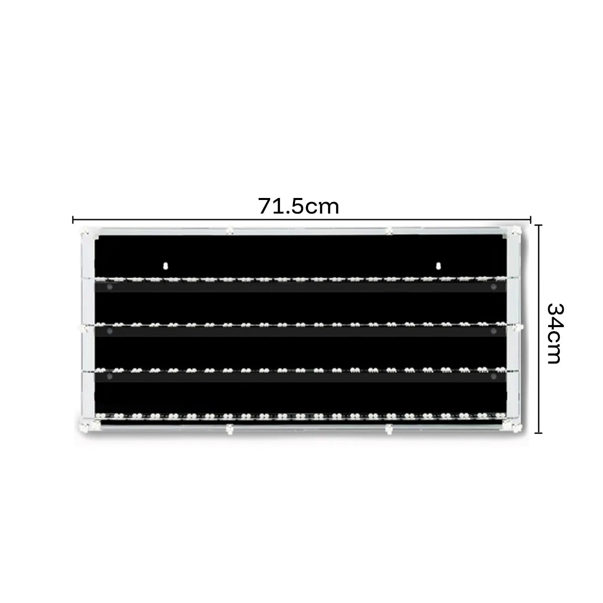 Wandvitrine für 92 LEGO® Minifiguren