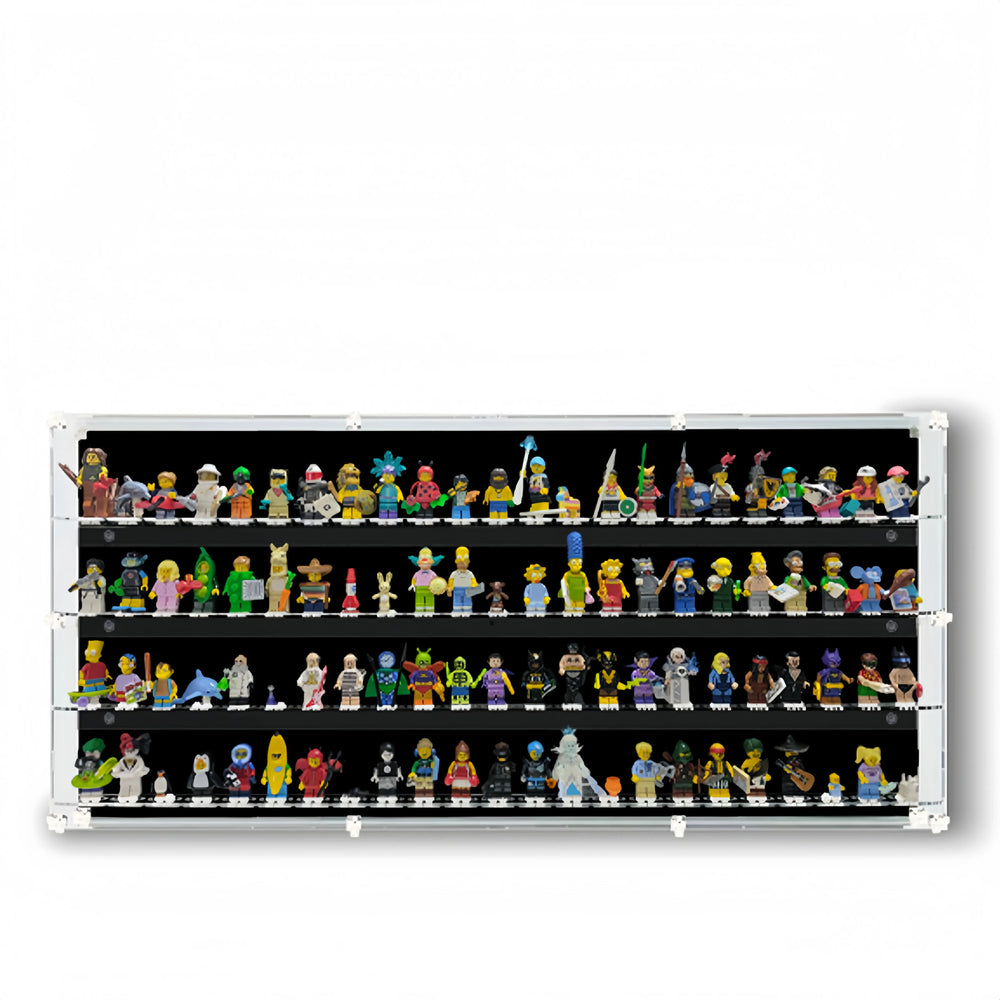 Wandvitrine für 92 LEGO® Minifiguren