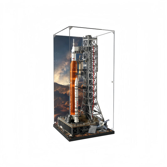 Acryl-Vitrine für LEGO® Icons NASA Artemis Startrampe 10341