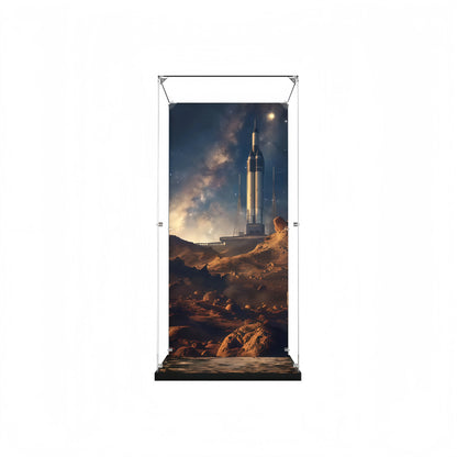 Acryl-Vitrine für LEGO® Icons NASA Artemis Startrampe 10341