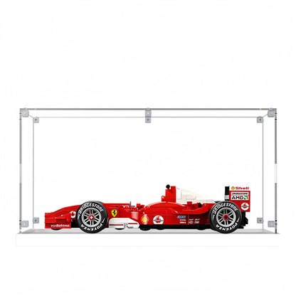 Acryl-Vitrine für LEGO® Icons Ferrari F2004 und Michael Schumacher 11375